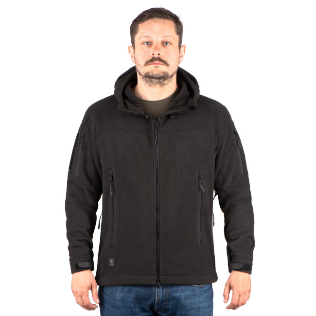 Veste polaire à capuche AR T.O.R.D. Noire - Outrider