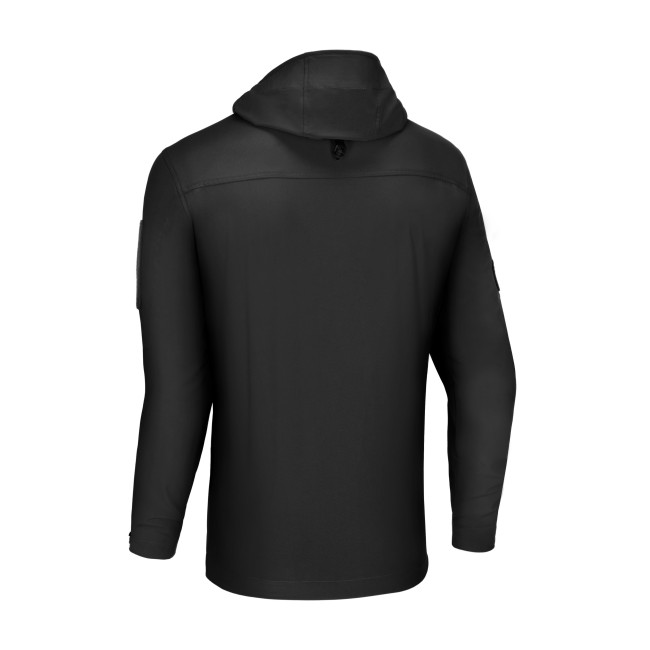 Veste coupe-vent à capuche LW T.O.R.D. Noire - Outrider