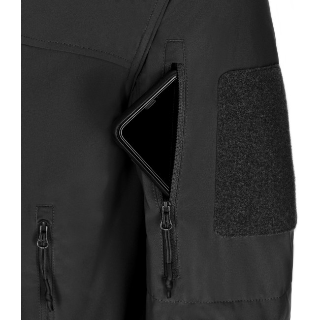 Veste coupe-vent à capuche LW T.O.R.D. Noire - Outrider
