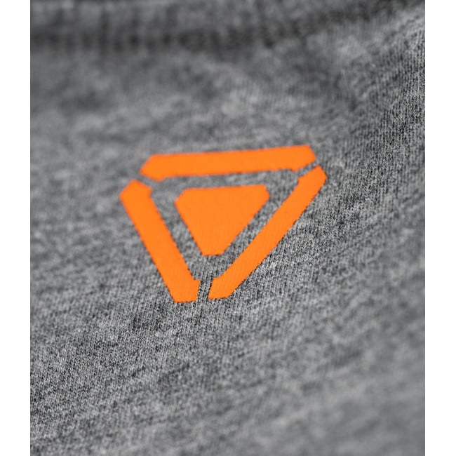 Tee-shirt OT avec logo rayé Gris chiné - Outrider