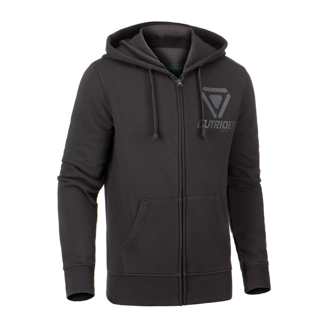 Sweat à capuche zippé OT avec logo Noir - Outrider