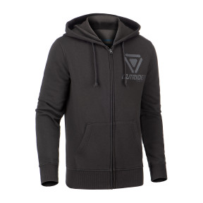 Bluza z kapturem na zamek OT z logo Czarna - Outrider