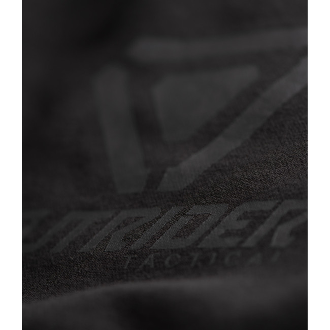 Hoodie met rits OT met logo Zwart - Outrider