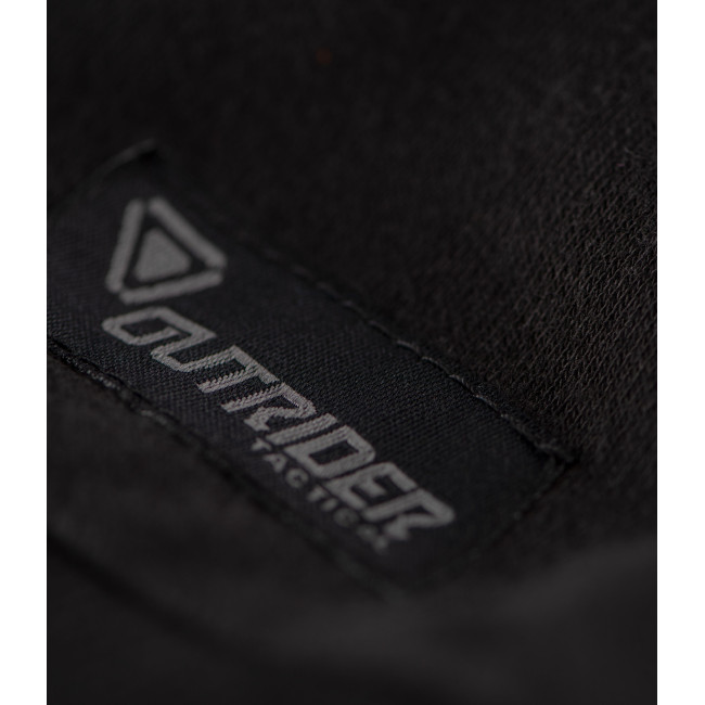 Hoodie OT met logo Zwart - Outrider