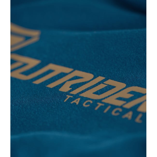 Hoodie OT met logo Blauw - Outrider