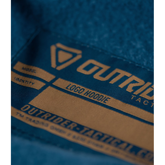 Bluza z kapturem OT z logo Niebieska - Outrider
