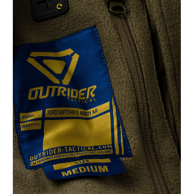 Softshell à capuche AR T.O.R.D. Vert Ranger - Outrider