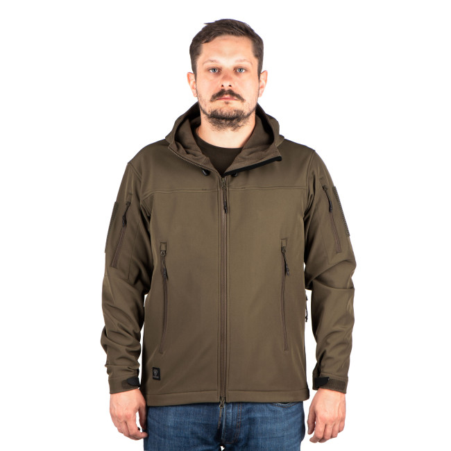 Softshell met capuchon AR T.O.R.D. Ranger Groen - Outrider