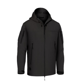 Softshell à capuche AR T.O.R.D. Noire - Outrider