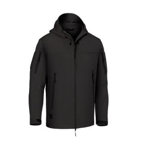 Softshell à capuche AR T.O.R.D. Noire - Outrider