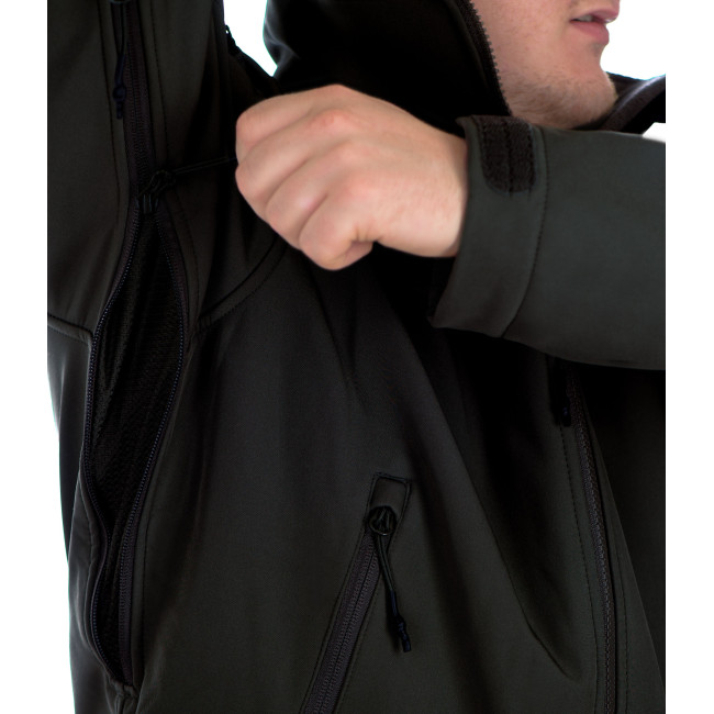 Softshell z kapturem AR T.O.R.D. Czarny - Outrider