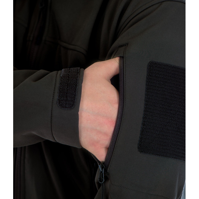 Softshell met capuchon AR T.O.R.D. Zwart - Outrider