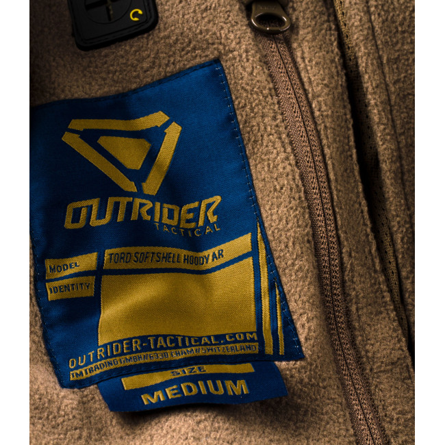Softshell met capuchon AR T.O.R.D. Coyote - Outrider