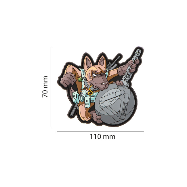 Rubberen patch K9 - Outrider