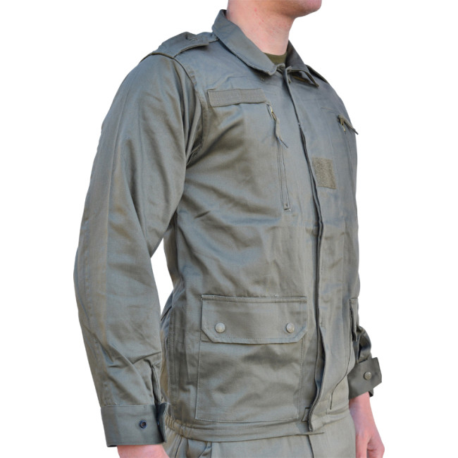 F2 Satin Khaki Jacke - CityGuard
