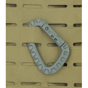 Mousqueton plastique gris - 101 Inc