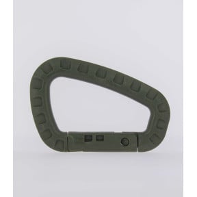 Mousqueton plastique vert - 101 Inc