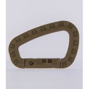 Mousqueton plastique marron - 101 Inc