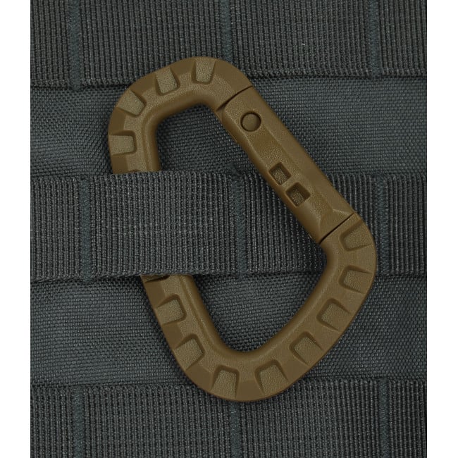 Plastikkarabiner braun - 101 Inc