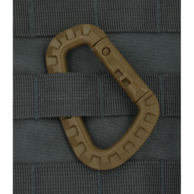 Mousqueton plastique marron - 101 Inc