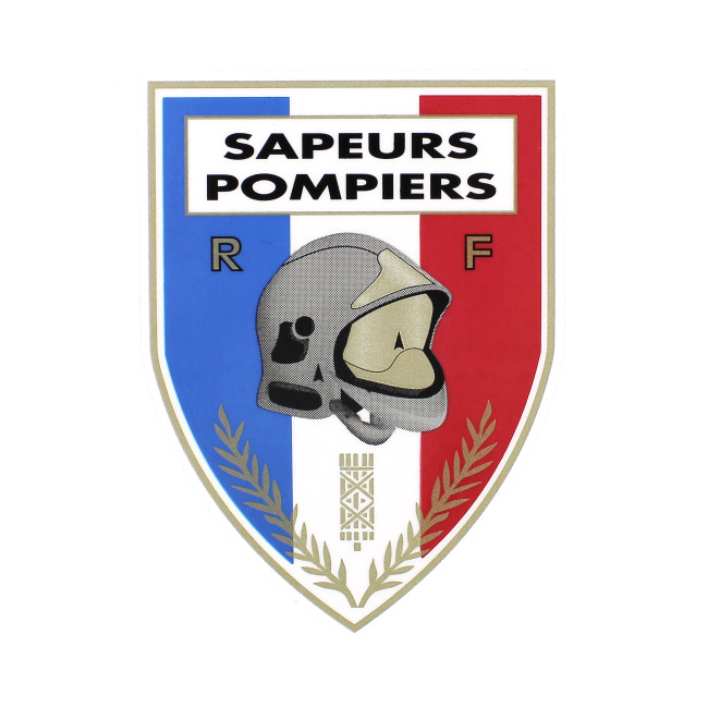 Autocollant triangulaire Sapeurs Pompiers Autocollant triangulaire Sapeurs Pompiers