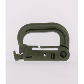 Mousqueton RapidLocks Vert OD - Kombat Tactical