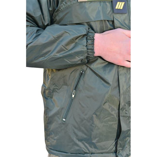 Coupe-Vent fourré imperméable Kaki - CityGuard