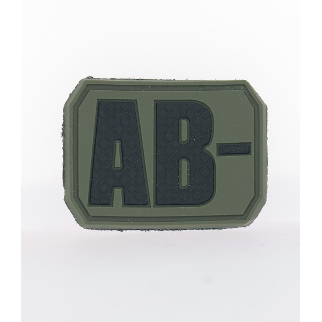 Patch 3D de groupe sanguin AB- Vert OD - Miltec