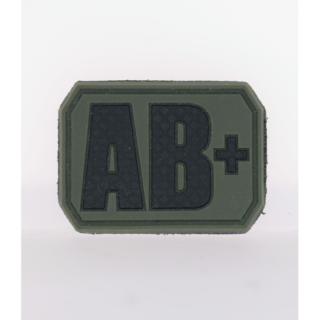 Patch 3D de groupe sanguin AB+ Vert OD - Miltec
