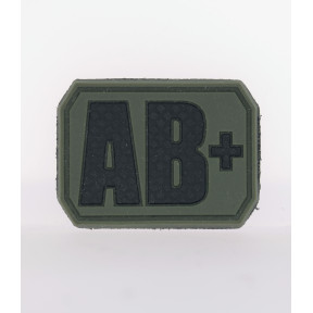Patch 3D de groupe sanguin AB+ Vert OD - Miltec