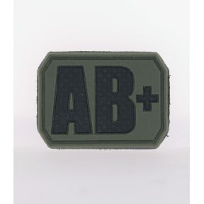 3D patch bloedgroep AB+ Groen OD - Miltec