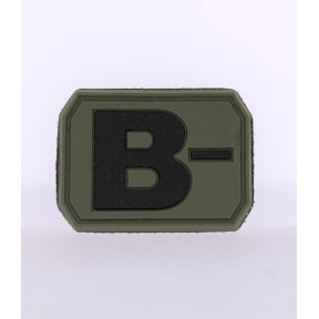 Patch 3D de groupe sanguin B- Vert OD - Miltec