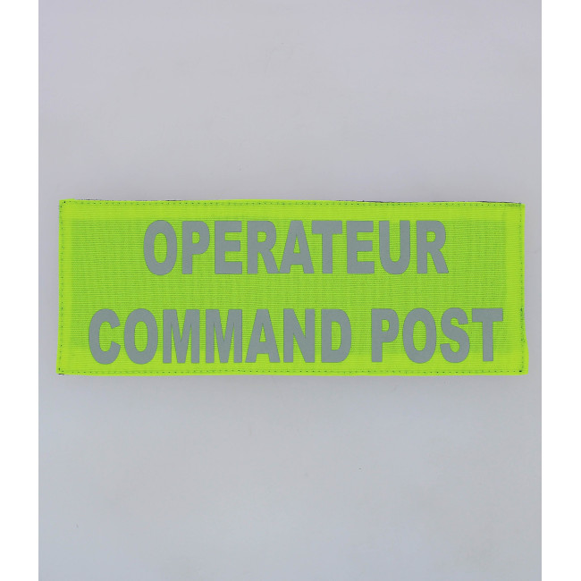 ŻÓŁTA OPASKA NA PLECY OPERATOR COMMAND POST