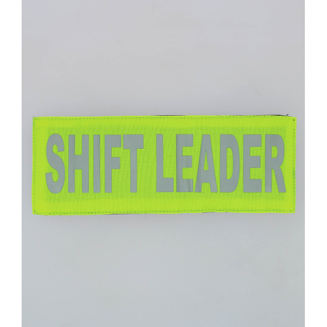 ŻÓŁTA OPASKA NA PLECY SHIFT LEADER