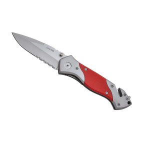 Couteau de sécurité RESCUE rouge - Baladéo