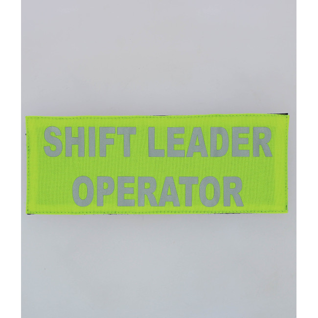 YELLOW BACK PANEL SHIFT LEADER OPERATOR - VVS