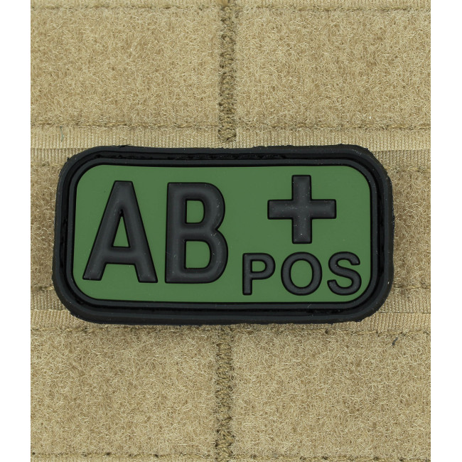 Patch groupe sanguin AB+ Vert OD - JTG