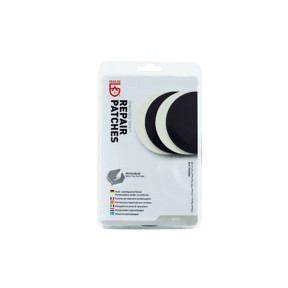 Runde Reparaturflicken 2 transparente PVC + 2 schwarze Nylon - Gear Aid
