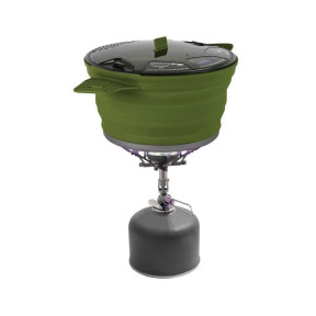 Popote pliable olive 2,8 L X-Pot - Sea to Summit