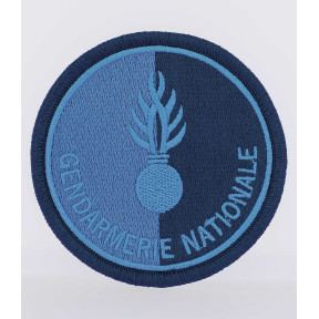 Ecusson Gendarmerie Nationale non agréé basse visibilité Bleu - DMB Products
