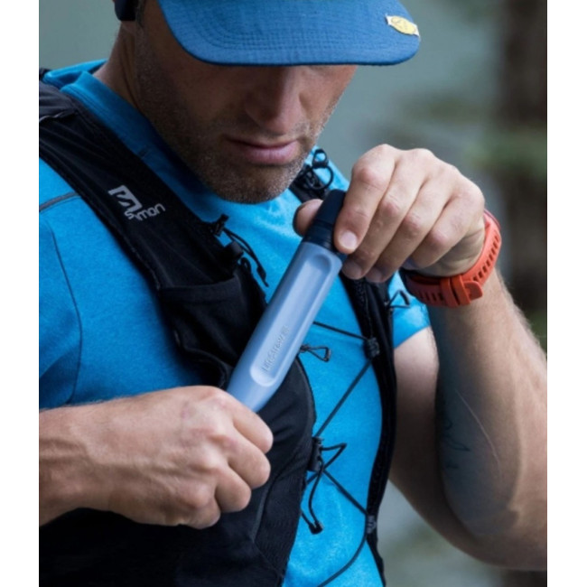 Paille personal peak série col 1 bleu - Lifestraw