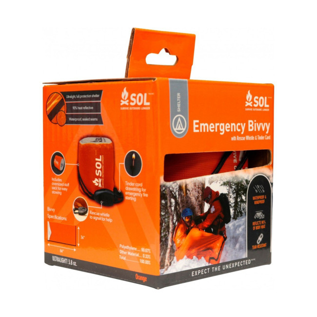 Notfall-Biwakschlafsack Bivvy - SOL