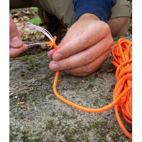 Corde mèche inflammable et réfléchissante à 50 pieds - Sol