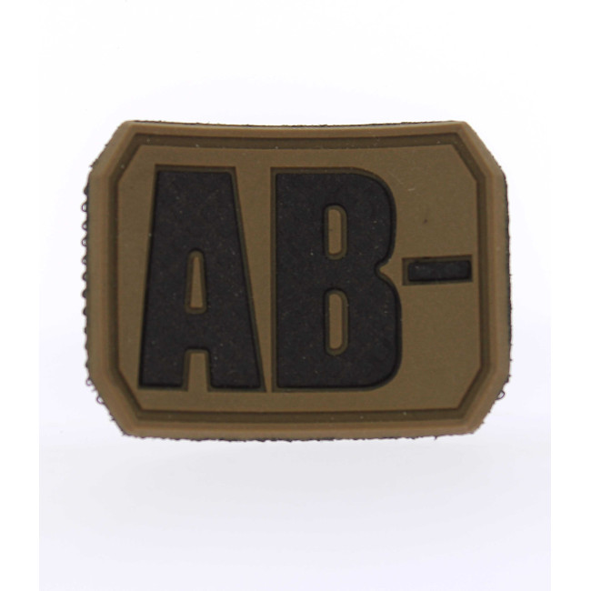 Patch 3D de groupe sanguin AB- Coyote - Miltec