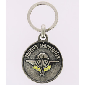 Porte-clés Troupes Aéroportées gris - Army Design by Summit Outdoor