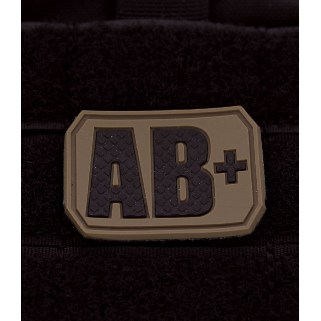 3D Blutgruppen Patch AB+ Coyote - Miltec