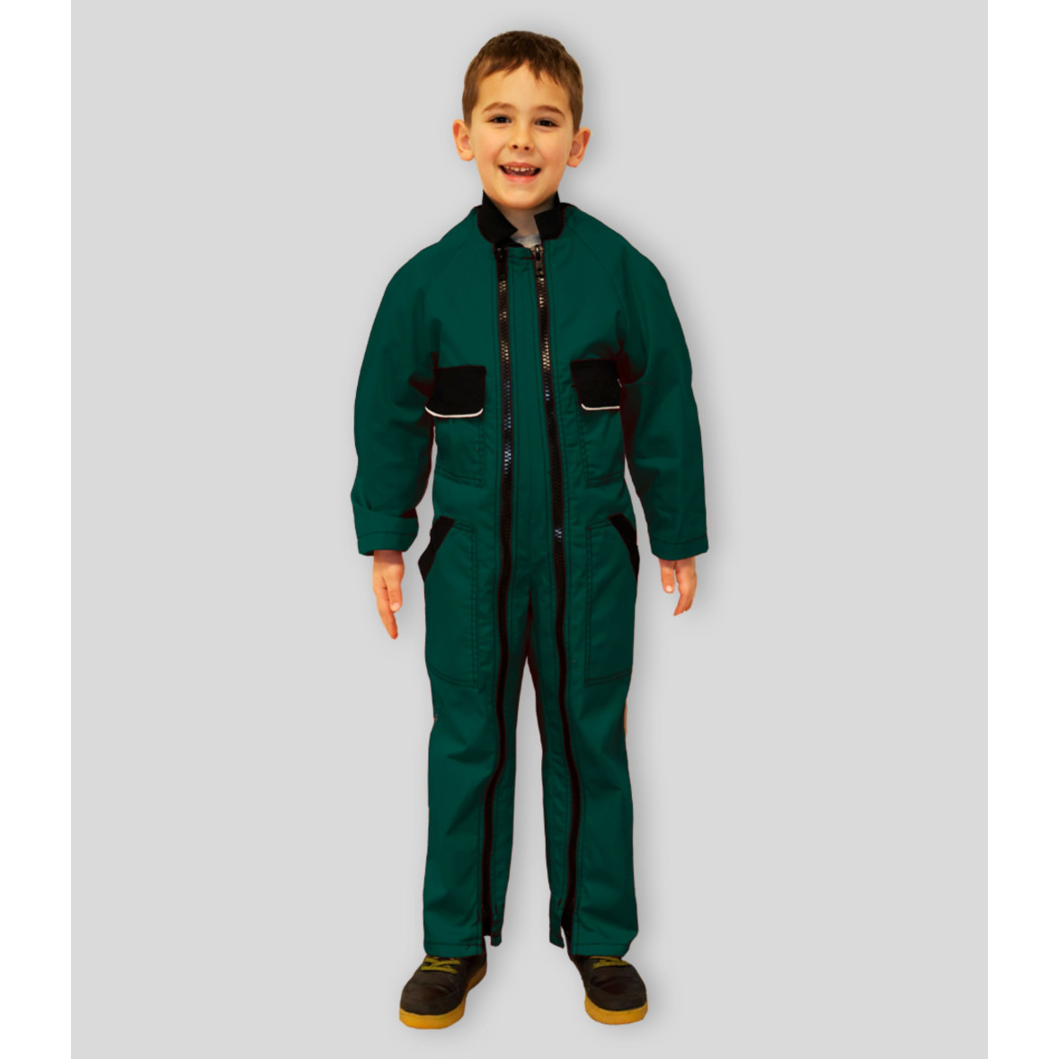 Dondup T-shirt bambino in cotone con logo verde militare main image 1