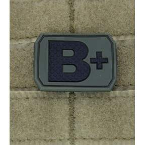 3D-Patch Blutgruppe B+ Grün OD - Miltec
