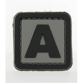 3D PVC Patch letter A - 101 Inc