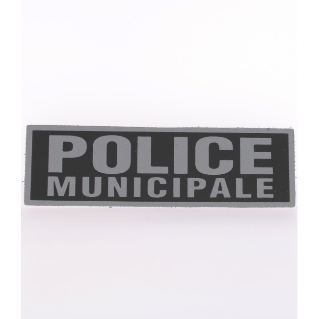 Bandeau Police Municipale inversé 3 x 10 cm - Patrol Equipement